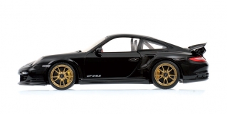PORSCHE 911 (997 II) GT2 RS - 2011 - BLACK WITH GOLD WHEELS