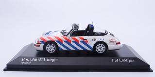 Porshe 911 targa 1991 Politie Netherlands Hergestellt mit Zustimmung der Dr.lng.
